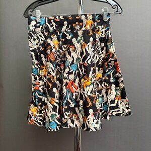 MODCLOTH - SKATER ZOMBIE SKIRT